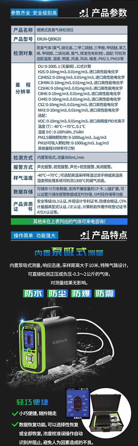 石油煉化便攜式惡臭氣體檢測儀 石油煉化便攜式惡臭氣體檢測儀