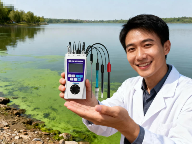 數顯手持式多參數水質測定儀應用現場